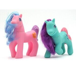 Vintage 1998 My Little Pony Gen2 Ivy + Sundance Figure McDonalds Happy Meal Toys